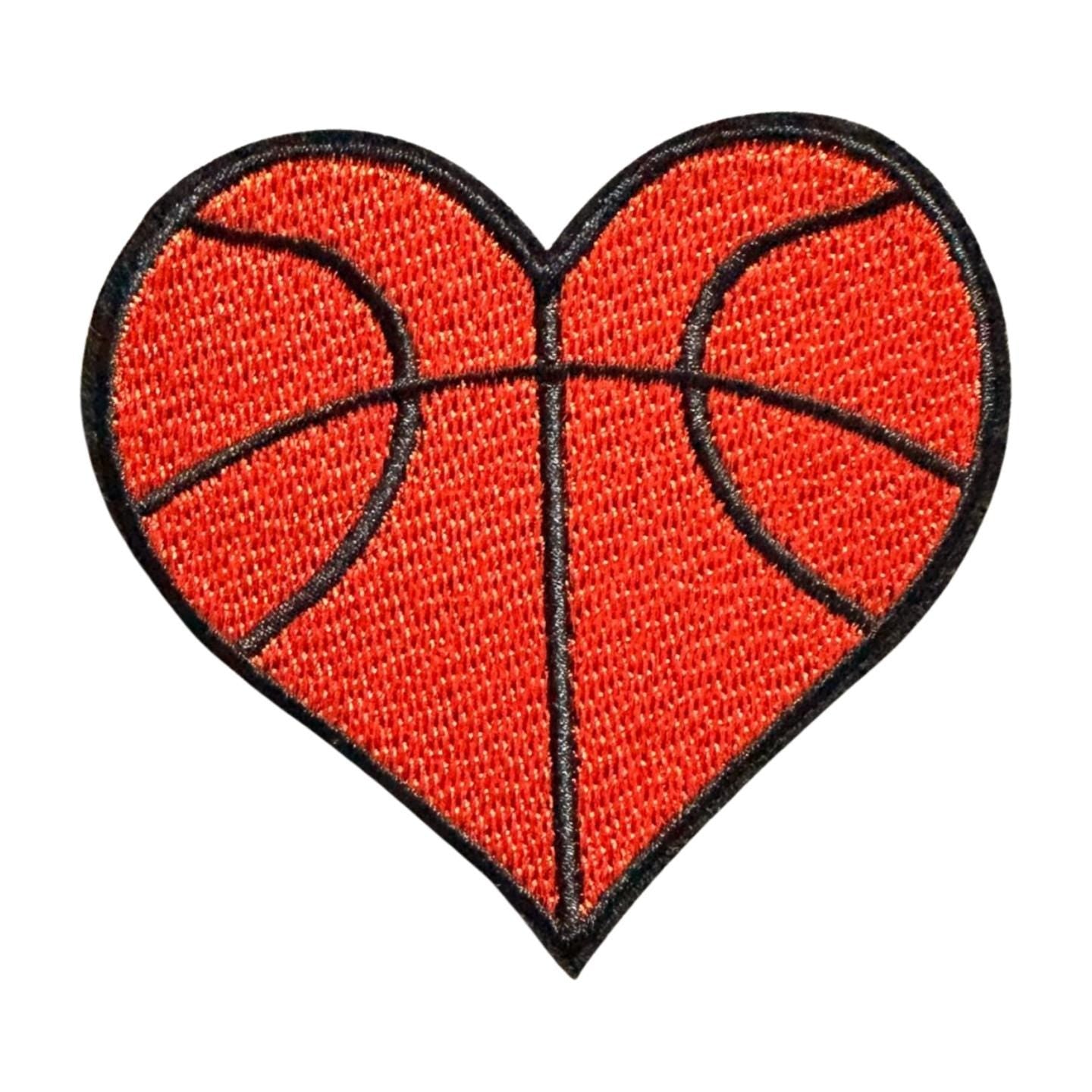 Basketball Iron On Patch: Embroidered Sports Patches