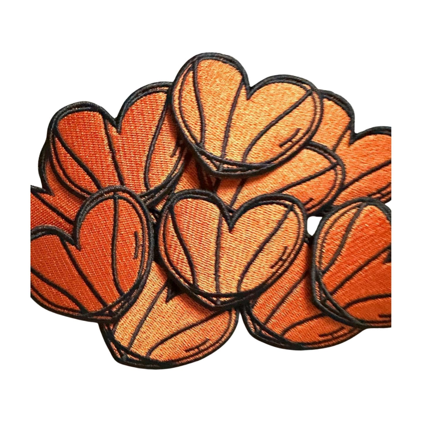Basketball Iron On Patch: Embroidered Sports Patches
