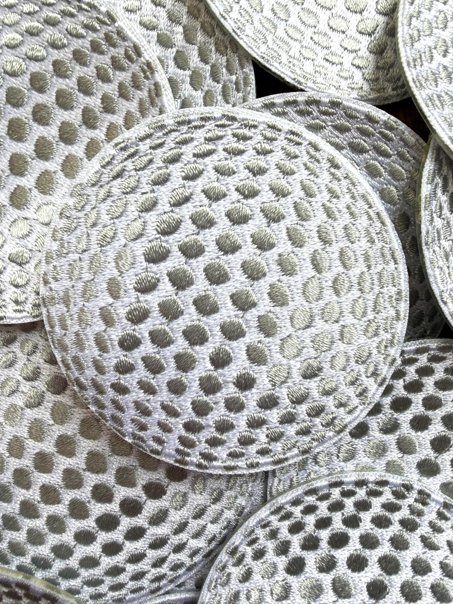Golf Ball Iron On Embroidered Patch