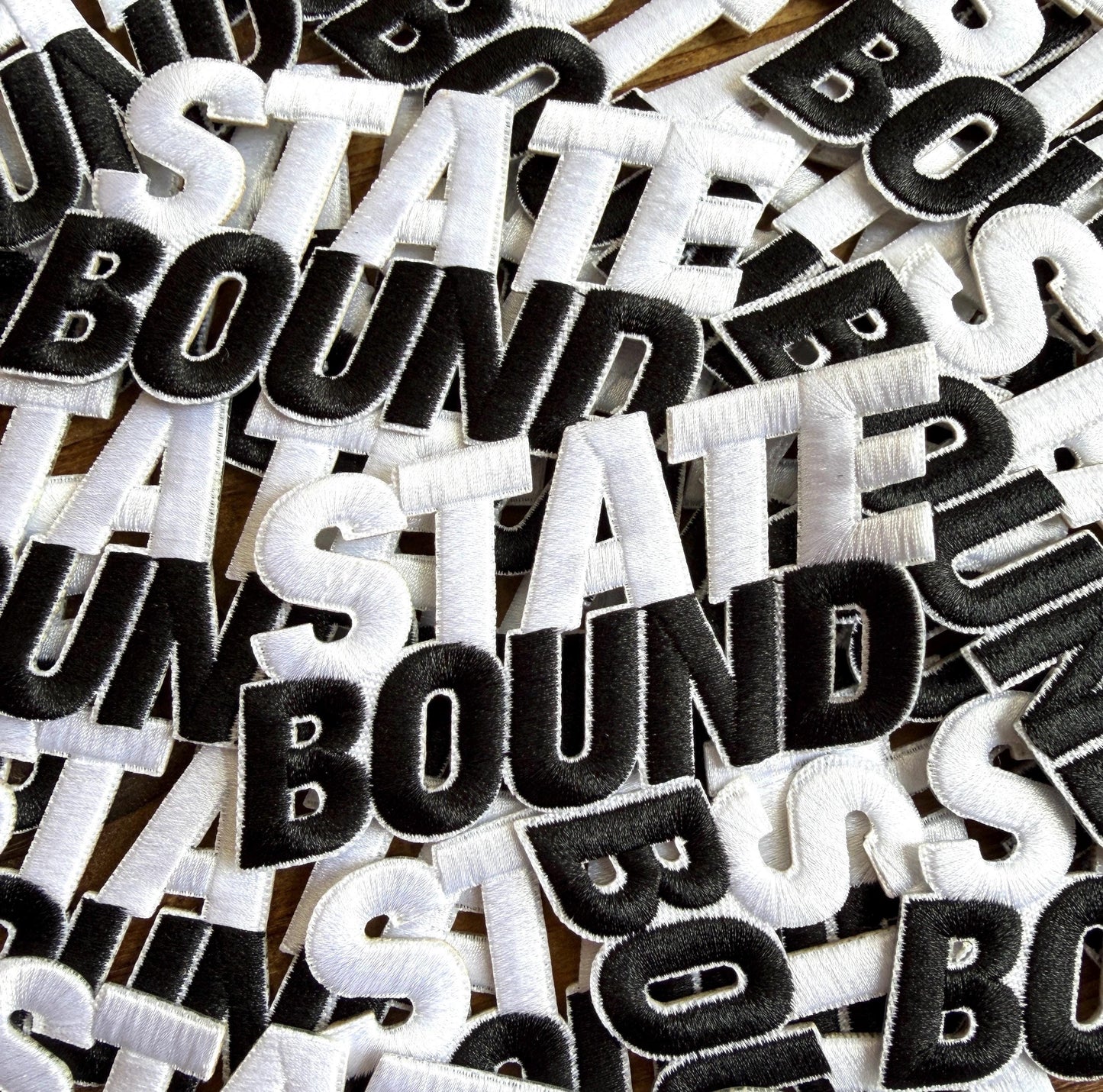 State Bound Patch, State Competition Iron-On Applique
