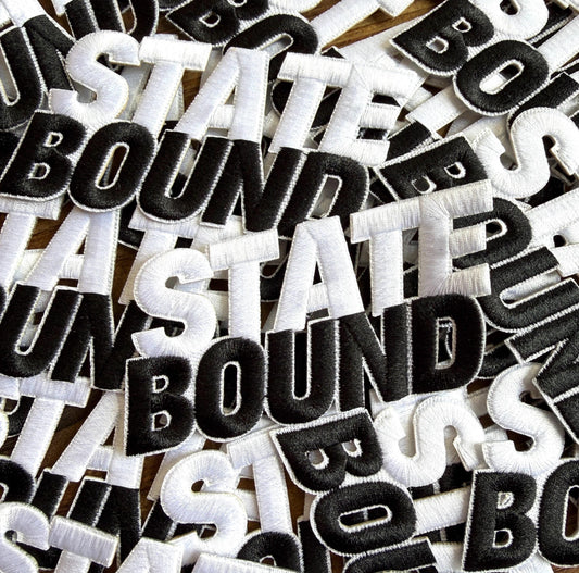 State Bound Patch, State Competition Iron-On Applique