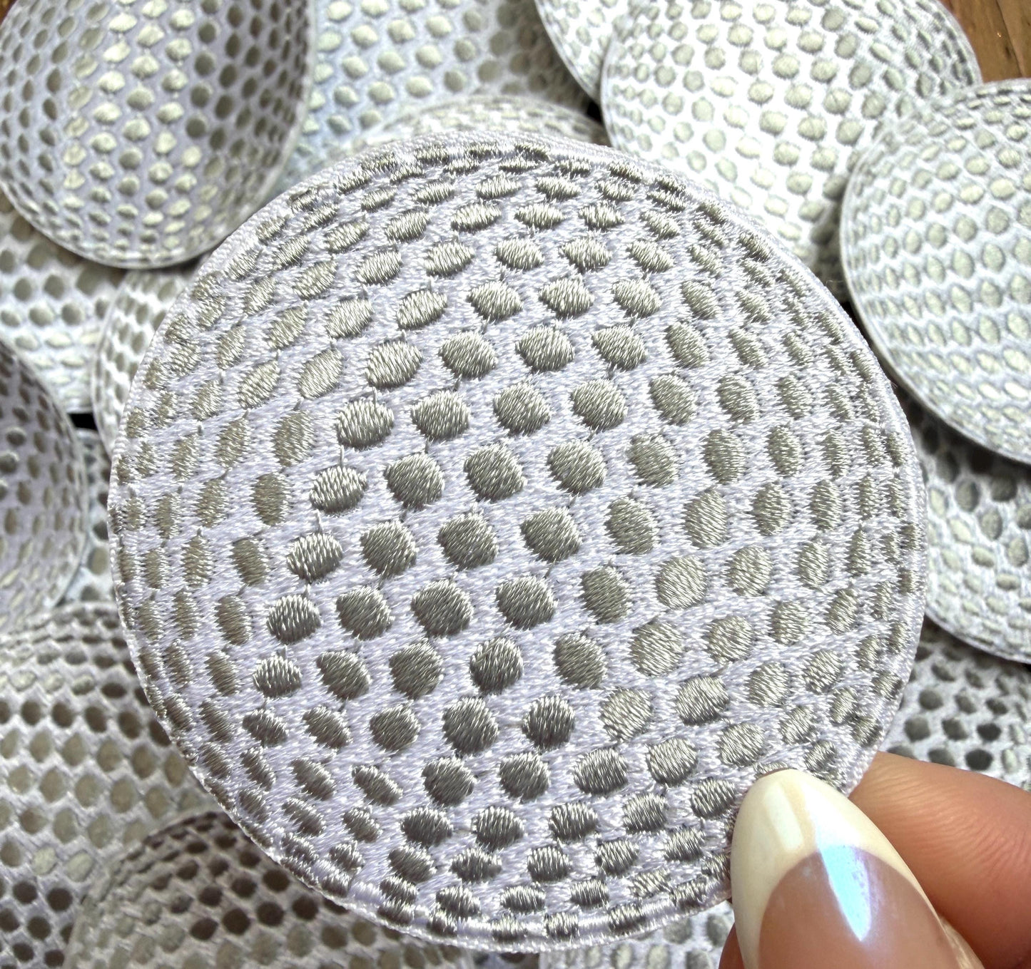 Golf Ball Iron On Embroidered Patch
