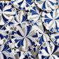 Pom Pom Patches, Blue and White Cheer Appliques