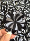 Pom Pom Patches, Black and White Cheer Appliques