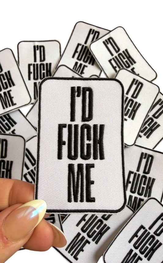 Adult Iron On Patch, Funny Embroidered Patch