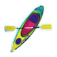 Kayak Embroidered Patch, Kayak Appliqué