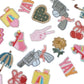 Mini Patches, Embroidered Iron-On Tiny Patches, Patch Mystery Bundle
