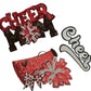 Cheer Patch Bundle – Embroidered Sequin Cheerleading Appliques