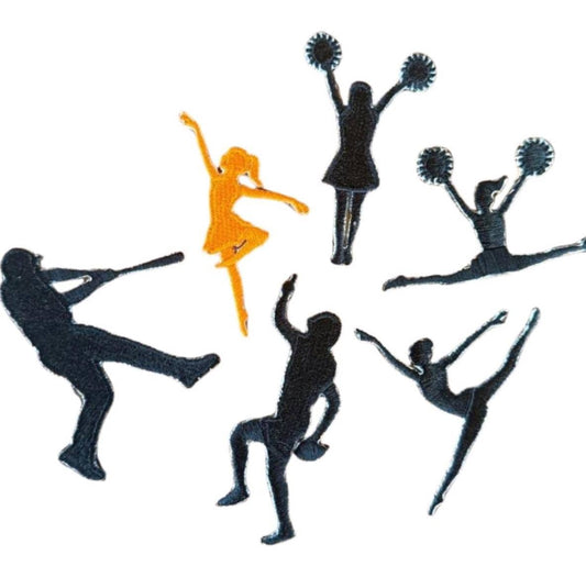 Sports Silhouette Patches