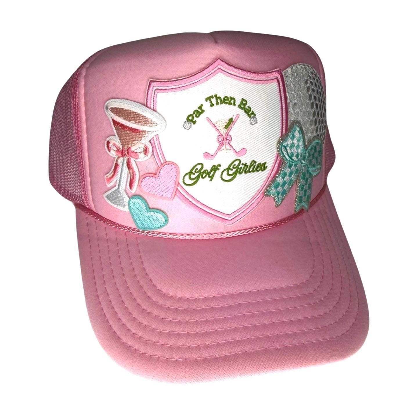 Women's Golf Patch, Par Then Bar Iron On Applique