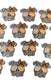 Bulldog Embroidered Patch, Iron-On Bulldog Appliqué
