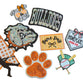 Bulldog Patch Bundle, Orange Bulldog Iron-On Patches