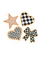 Bulldog Patch Bundle, Orange Bulldog Iron-On Patches