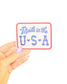 4th of July Patch, Made in the USA embroidered patch
